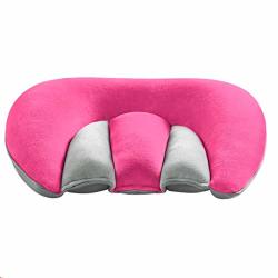 Office Beautiful Hip Seat Cushion Orthopedic Memory Foam Ergonomic Contoured Anti-slip Breathable Relief Coccyx Sciatic Seat Pad-pink 27X37X7CM 11X15X3INCH