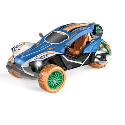 Remote Control Racing Car With Exhaust Spray Blue