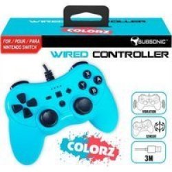 - Pros Wired Colorz Controller - Blue Nintendo Switch