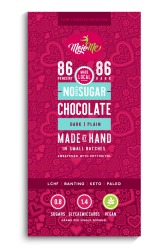 MojoMe 80g Sugar-free Chocolate Plain 86% Cacao