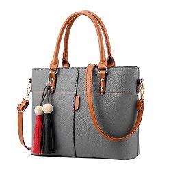 Londony Fashion Bag Womens Handbags And Purses Handbags Ladies Shoulder Bags Designer Satchel Tote Bag Gray
