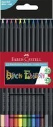 Faber-Castell Black Edition Colour Pencils Pack Of 12 - In Cardboard Wallet