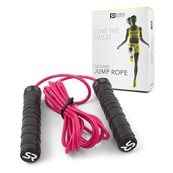 Sweet Sweat Jump Rope By Sports Research Adjustable-length Rope For Fitness And Speed Training