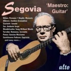 Segovia: Maestro: Guitar Cd