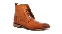 Men's Shoes - John Drake Lace Up Boot - Brown - 6