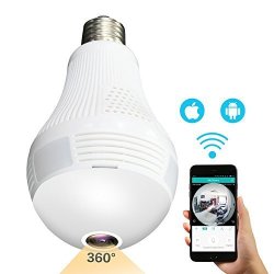 security camera in bulb