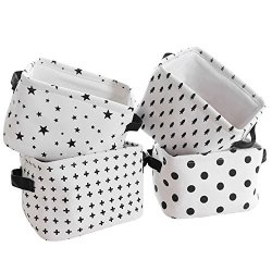 Vox Foldable Mini Square Fabric Storage Bins Toy Baskets Nursery Vox Foldable Mini Square Fabric Storage