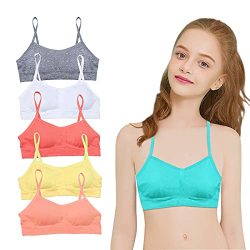 Deals on Girls Back To School Seamless Training Bra With Removable