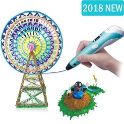 Manve 3D Printing Pen With Oled Display Pla Filament Support