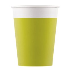 Eco Comp Ind Lgreen Paper Cups 200ML 8CT