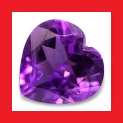 Amethyst - Best Purple Heart Facet - 0.365cts
