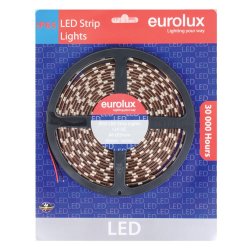 Eurolux LED Strip 5M 14.4W M Green IP65 - 2 Pack