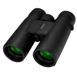 OMZER 10X42 High-powered Compact HD Binoculars With BAK4 Fmc Lens Waterproof Fogproof Shockproof Binocular With Weak Light Night Vision For Adults Bird Watching Hiking