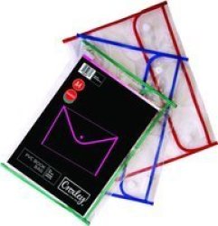Book Bag Pvc - Assorted Colours Pack Of 12