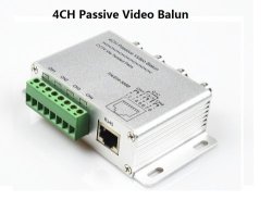 Utp 4CH Channel Passive Video Balun Bnc Cctv Transceiver Receiver CAT5 RJ45 Active Adapter