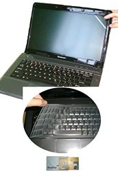 2-IN-1 Us Layout Keyboard Skin Cover + 13.3" 16:9 Anti Glare & Anti Fingerprint & Anti Scratch Screen Protector For Acer Aspire V13 V3-331