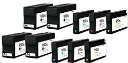 Inktoner Set Of 10 Chipped Ink Cartridges For Hp 950XL HP 951XL Officejet Pro 8100E 8600 8610 8620 8630 8640 8660 8615 8625