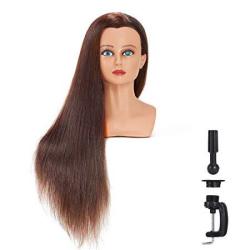 mannequin doll head with human hair