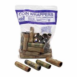 Assorted Pre-formed Coin Wrappers 36 Pieces
