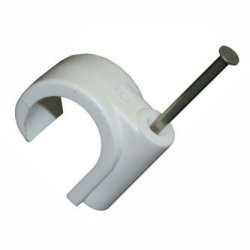 Cable Clips Round 6.0MM White
