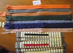 Mixed Make & Colour Zips 35CM Pack Of 15