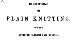 Directions For Plain Knitting 1858 Say Hello To The Old Ebook Free Download