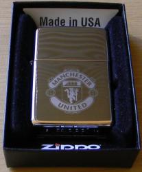 Manchester United Zippo Lighter High Polish Chrome