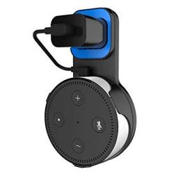 Echo Dot Wall Mount Ofspower Smart Home Alexa Accessories Outlet Wall Mount Stand For Amazon Echo 2ND Generation Speaker Holder With Charging Cord Cable
