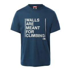 The North Face Men's Graphic Blue T-Shirt