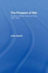 The Prospect Of War