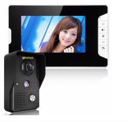 7 Inch Color Tft Video Door Phone Doorbell Intercom Kit Night Vision