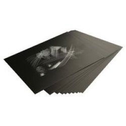 Scraperfoil - Black Coated Rainbow Foil 229X152MM 10 Sheets