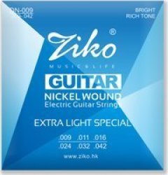 Nickel Wound Light Electric Guitar Strings - DN009
