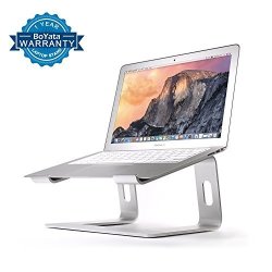 Laptop Stand Boyata Aluminum Laptop Stand Ergonomic Stand For Laptop Dismountable Notebook Desktop Stand Compatible For Apple Macbook Pro air Hp Dell Lenovo Samsung Acer