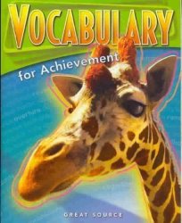 Great Source Vocabulary For Achievement - Margaret Ann Richek Paperback