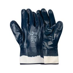 Pioneer Nitrile Coated Blue Open Cuff Wrist Gloves G040