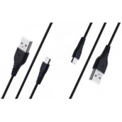 YOObao C5 Micro-usb To Usb-a Data & Charging Cable Dual Pack Black