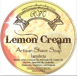 Rvt 'lemon Cream' Artisan Shave Soap