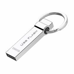 Ruichenxi 256GB USB Flash Drive Waterproof Pen Drive External Storage Portable Memory Stick With Keychain 256GB