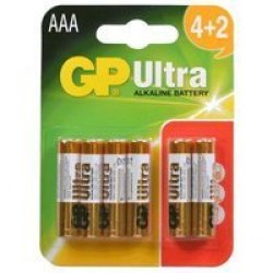 GPI Gp Ultra Alkaline Aaa Card Of 6