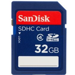 Sandisk 32GB Class 4 Sdhc Flash Memory Card - Retail Package