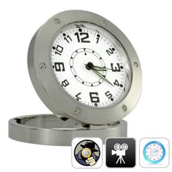 Motion Detection Spy Camera Clock Watch 30fps Dvr Record Cam Pinhole Lens