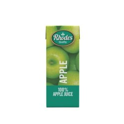 Rhodes 100% Fruit Juice Blend Apple 200ML X 6
