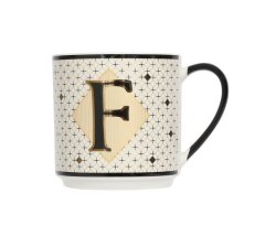 Monogram Mug Letter F