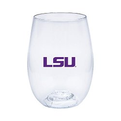 Govino Louisiana State University Lsu Tigers Shatterproof Wine Glasses - Boxed Set Of 4