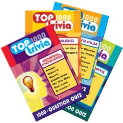 Top Trivia 1000 Question Quiz Card Game