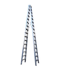 Ladder Aluminium 16 Step Heavy Duty Double Sided A-frame