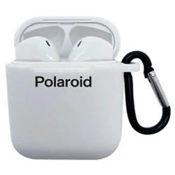 Polaroid Wireless Stereo Earbuds White Silicon PWS119WH