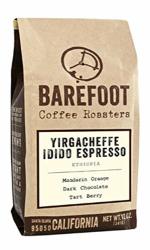 Barefoot Coffee "yirgacheffe Idido Espresso" Medium Roasted Whole Bean Coffee - 5 Pound Bag