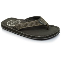 Old khaki cheap men's flip flops